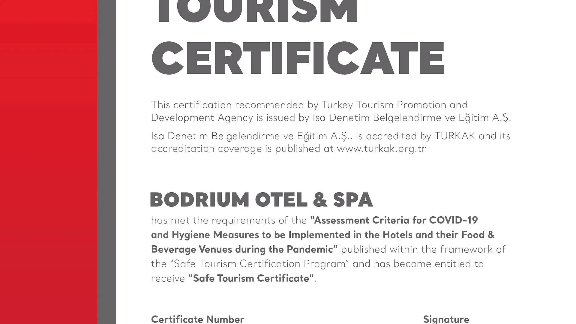 Bodrium Hotel & Spa Bodrum